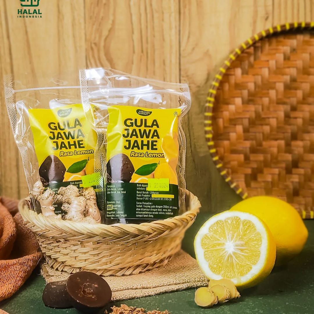 Gula Jawa Jahe Rasa Lemon